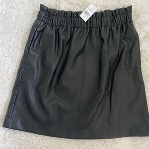 LOFT Faux Leather Skirt